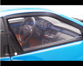 Fiat Coupé 2.0 Turbo 20v 1996 Blu Sprint Laudoracing 1:18 Resinemodell (Türen, Motorhaube... nicht zu öffnen!)